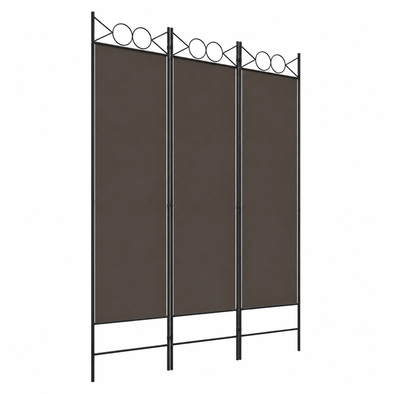 Anthrazit Raumteiler Paravent 3-teilig, Sichtschutz für Wohn- und Schlafzimmer, 120x200cm Stoff