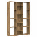 Moderner Raumteiler aus Eiche 100x24x140cm - Vielseitiges Bücherregal