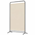 Angel Living Faltbarer Paravent - Freistehende Sichtschutzwand 81x180 cm, Beige, für Büro, Balkon, Schlafzimmer, Garten