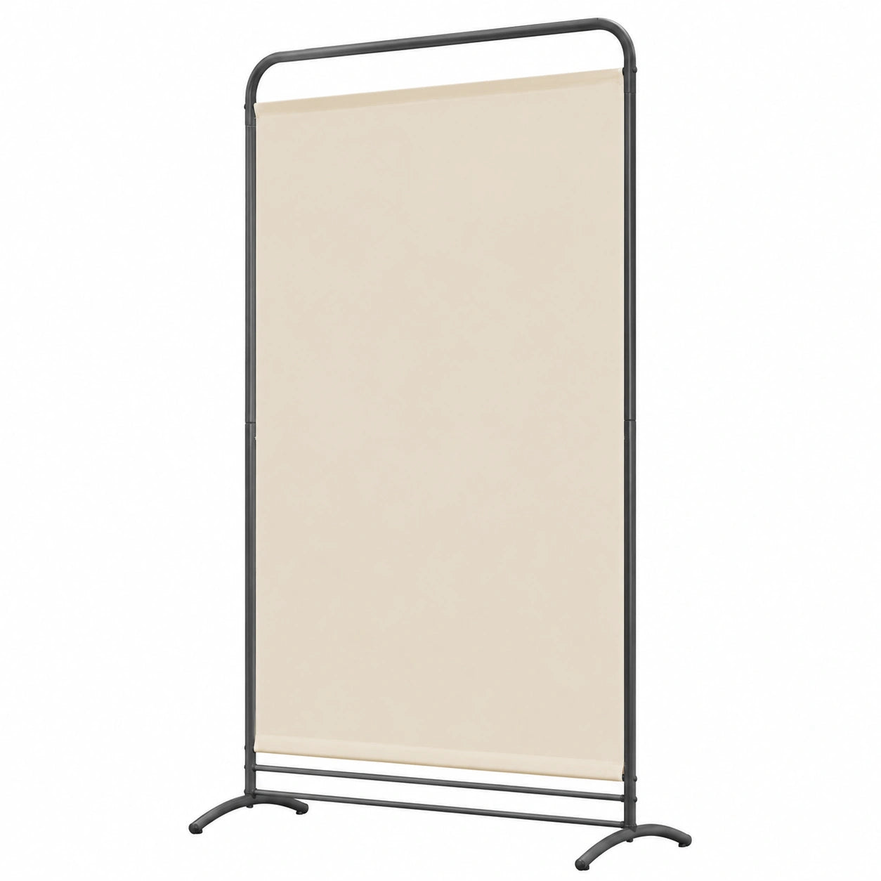 Angel Living Faltbarer Paravent - Freistehende Sichtschutzwand 81x180 cm, Beige, für Büro, Balkon, Schlafzimmer, Garten