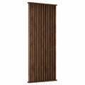 Moderner Walnuss-Raumteiler 100x270 cm - Elegante Lamellenwand aus MDF für Wohn- und Büroräume