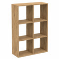 Modulares Bücherregal Raumteiler in Artisan-Eiche für Wohn-, Schlaf- und Arbeitszimmer