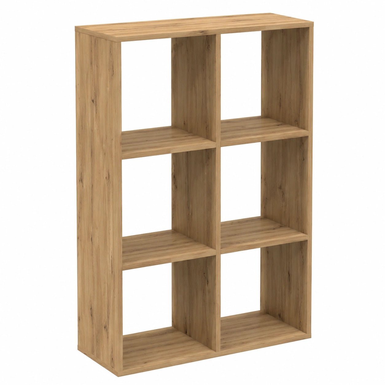 Modulares Bücherregal Raumteiler in Artisan-Eiche für Wohn-, Schlaf- und Arbeitszimmer