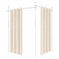 Freistehender Raumtrenner ohne Bohren, verstellbar 70-355 cm, für Wohn- und Schlafzimmer
