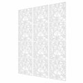Hängender Raumteiler 12er Set Schmetterling, Blumen & Vogel - DIY PVC Panel für Hotel, Zuhause, Bar & Schule