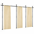 Flexibler 3-teiliger Raumtrenner ohne Vorhang, verstellbare Sichtschutzlösung für Wohn- und Schlafzimmer, B 420 cm x H 317 cm